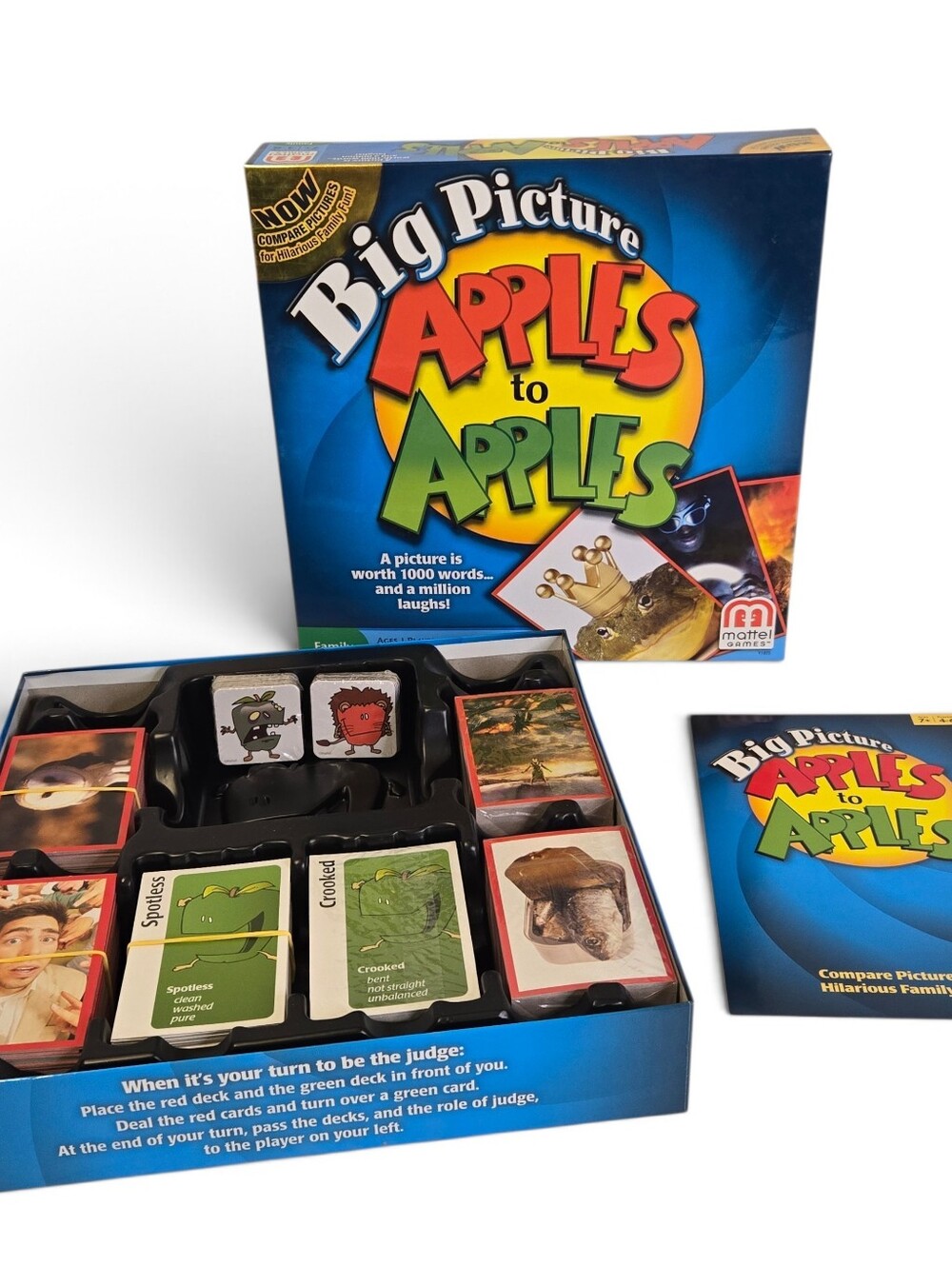 Big Picture Apples to Apples Game Mattel 2012 **COMPLETE**